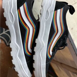 Vans Sentry Old Skool Pride Canvas Trans Pride Size 8.5M/10W Unisex EUC